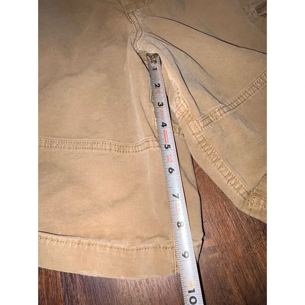 American Eagle Mens Next Level Flex Cargo Shorts Khaki Tan Size 38 Utility